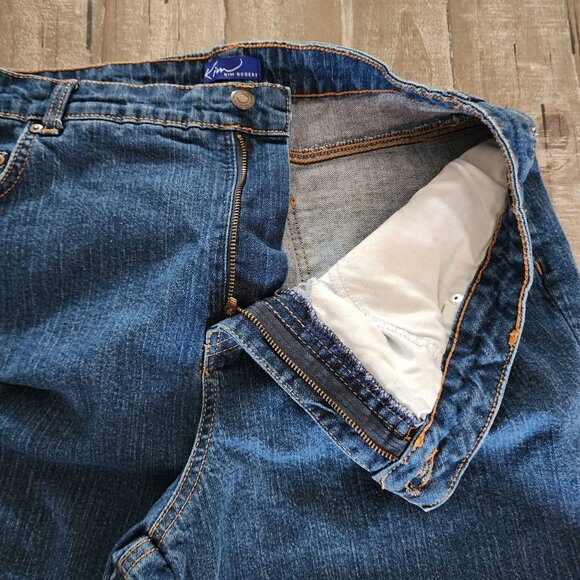 Kim Rogers Womens. Jeans Size 16 short Classic Fit Straight Leg Blue Denim - Picture 4 of 8